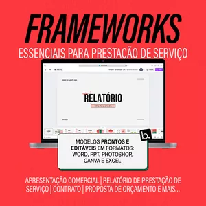 Imagem de capa para o Ebook Frameworks: ferramentas essenciais de prestação de serviço