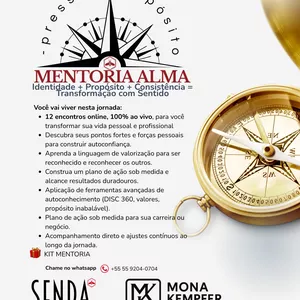 Imagem de Mentoria ALMA criado por Mona Lisa kempfer na hotmart