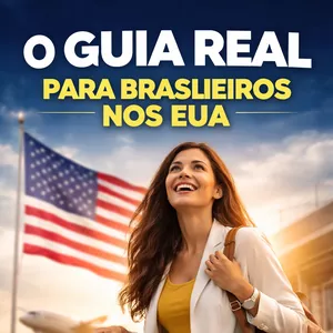 Imagem de capa para o Ebook O Guia Real para Brasileiros nos EUA