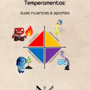 Imagem de capa para o Ebook Compreendendo os 4 temperamentos: suas nuances e aportes