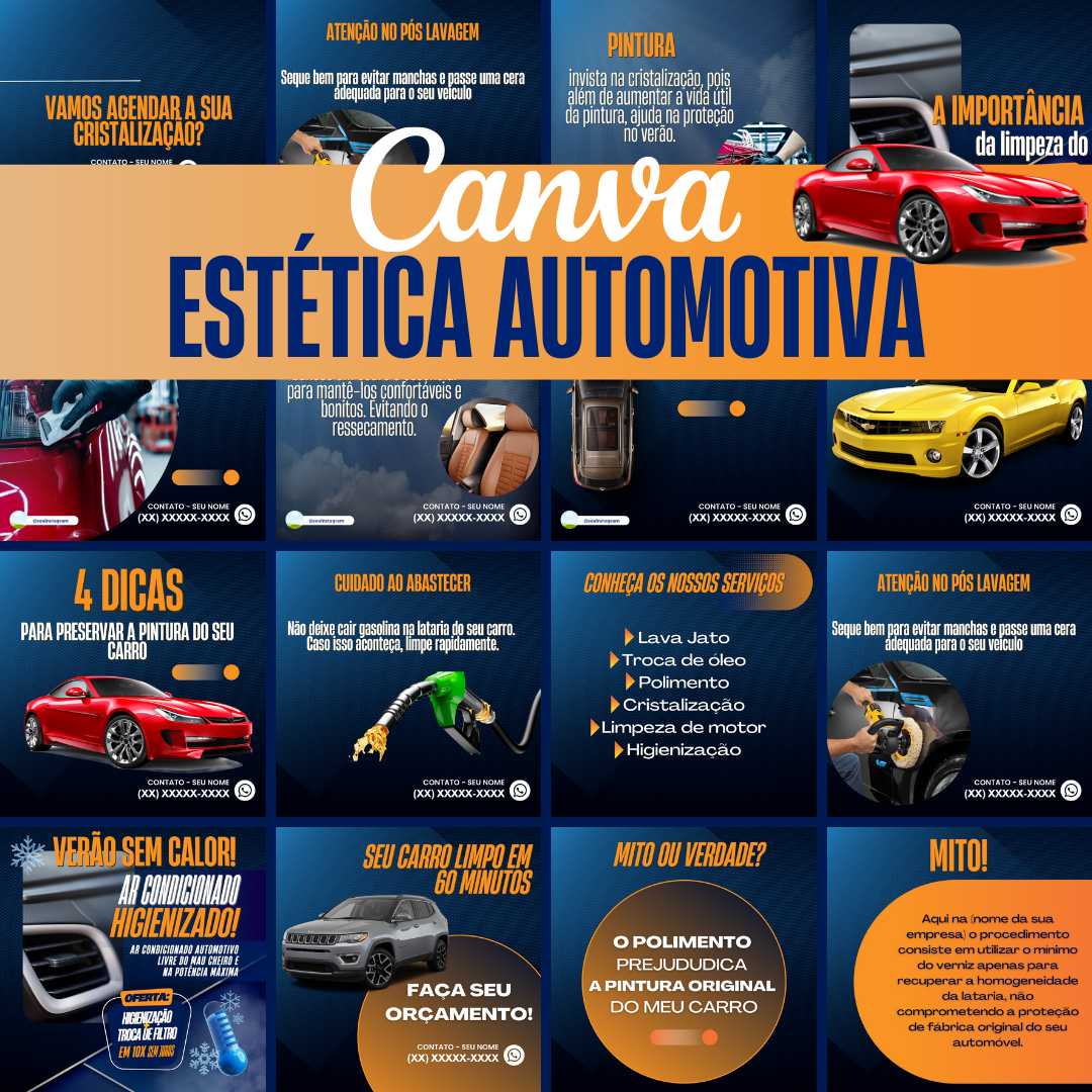 Canva Estética Automotiva por Magda Spengler