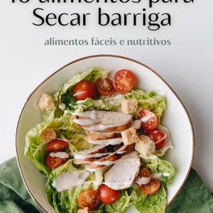 Imagem de capa para o Ebook 10 alimentos para secar rapido e fácil