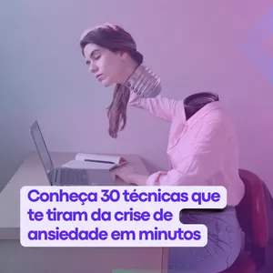 Imagem do curso Saia da crise de ansiedade em minutos