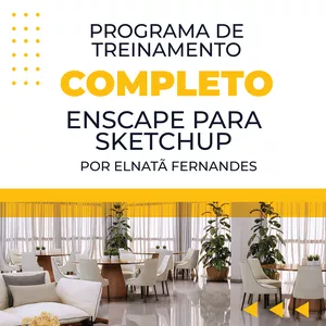 Imagem de capa para o Curso online  ENSCAPE PRA SKETCHUP - PROGRAMA DE TREINAMENTO COMPLETO- POR ELNATÃ FERNANDES
