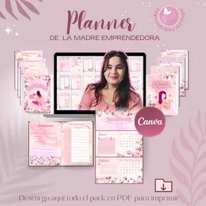 Imagen de portada para Ebook Planner de la Madre Emprendedora
