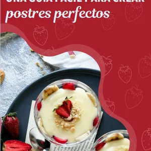 Imagen de portada para Ebook "Delicias Dulces: Recetas Irresistibles de Postres"