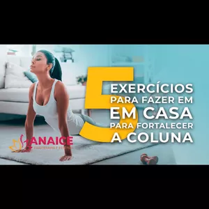 Imagem de capa para o Ebook E-BOOK - 5 EXERCÍCIOS PARA FAZER EM CASA PARA FORTALECER A COLUNA