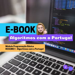 Imagem de capa para o Ebook E-BOOK - Algoritmos com o Portugol