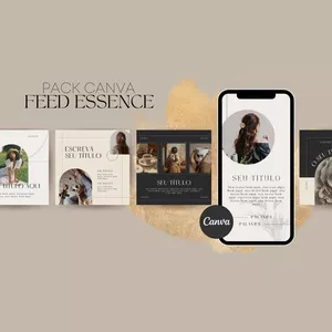 Pack Canva Feed Essence