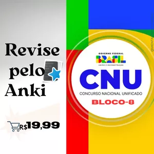 Imagem de capa para o Ebook Flashcards CNU - BLOCO 8 (2024)