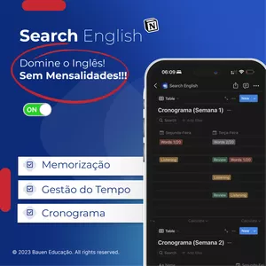 Imagem de capa para o Ebook Search English - Inglês 100% online