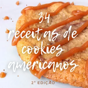 Imagem de capa para o Ebook 34 Receitas de Cookies Americanos (2a Edição)