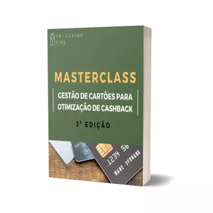 Imagem de capa para o Ebook 🎓Masterclass Gestão de Cartões para Otimização de Cashback - 3ª EDIÇÃO