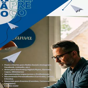 Imagem de capa para o Curso online Curso Canvas Sem Complicações: Seu Kit de Design Definitivo