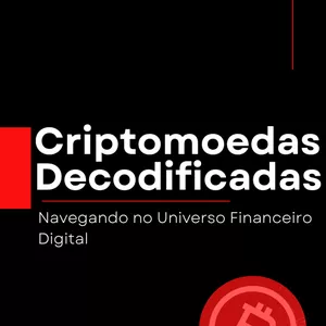 Imagem de capa para o Ebook Criptomoedas Decodificadas: Navegando no Universo Financeiro Digital