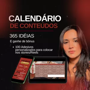 Imagem de capa para o Ebook Calendário de Conteúdo - 365 Dias