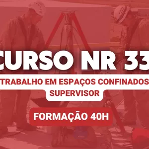 Imagem do curso NR-33 - SUPERVISOR DE ESPAÇOS CONFINADOS 