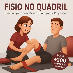 Imagem de capa para o Ebook Fisio no Quadril [com +200 exercícios em vídeos]
