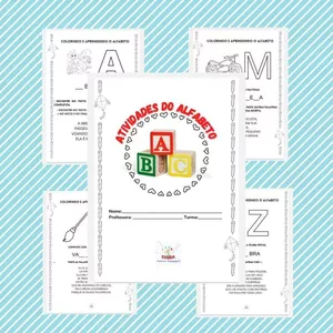 Imagem de capa para o Ebook ATIVIDADES DO ALFABETO 
