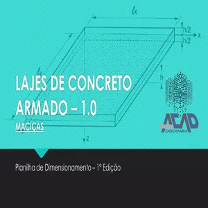 Imagem de capa para o Curso online LAJES DE CONCRETO ARMADO 1.0
