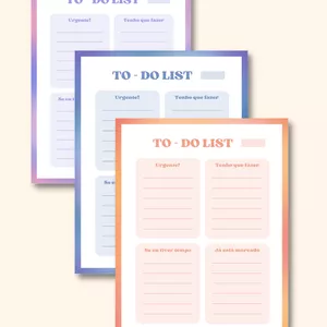 Imagem de capa para o Ebook TO-DO LIST - ROXO