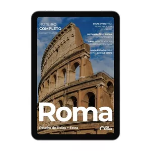 Imagem de capa para o Ebook Revista Guia de Viagem - Roma