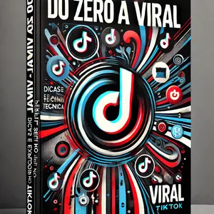 Imagem de capa para o Ebook Do Zero a Viral: Dicas e Técnicas para Explodir Seu Perfil no TikTok 