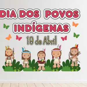 Imagem de capa para o Ebook KIT DIA DOS POVOS INDÍGENAS 🏹💖