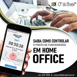 Imagem de capa para o Curso online Licença de Software de Controle de Ponto para até 10  Funcionários para Home Office - Kipah Ponto WEB (trimestral)