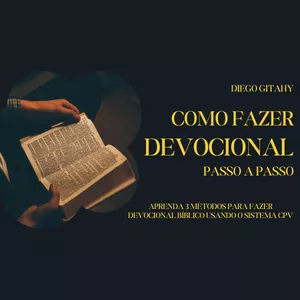Imagem de capa para o Curso online COMO FAZER DEVOCIONAL BÍBLICO PASSO A PASSO