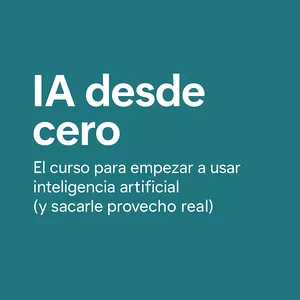 Imagen de portada para Curso online IA desde cero: Aprende a usar inteligencia artificial de forma práctica, real y sin saber programar