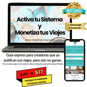 Imagen de portada para Ebook Activa tu Sistema y Monetiza tus viajes. Guía express para creadoras que ya publican, pero aún no ganan