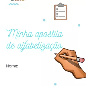 Imagem de capa para o Ebook Apostila de Alfabetização