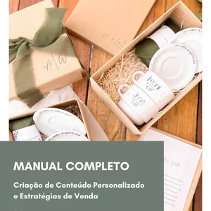 Imagem de capa para o Ebook APOSTILA - Criação de Conteúdo Personalizado e Estratégias de Venda