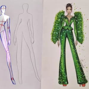 Imagen de portada para Curso online CURSO DE FIGURIN DE MODA DE ACETATO