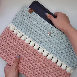 Imagem de capa para o Curso online Case para notebook em crochê