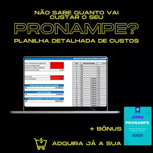 Planilha de Calculo Juros Empréstimo Pronampe Para Empresas