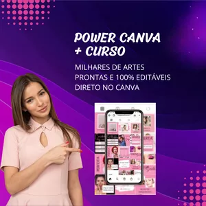 Imagem do curso CANVA POWER+ CURSO