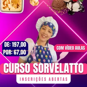 Imagem do curso Sorvelatto Caseiro