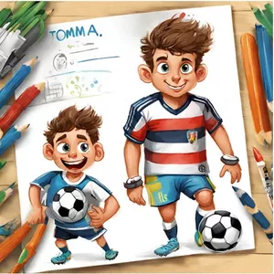 Imagen de portada para Ebook "Las Aventuras de Tomás en el Mundo del Fútbol: Descubriendo las Reglas del Juego"