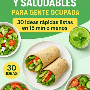 Imagen de portada para Ebook 📘 “Recetas Fáciles y Saludables para Gente Ocupada”