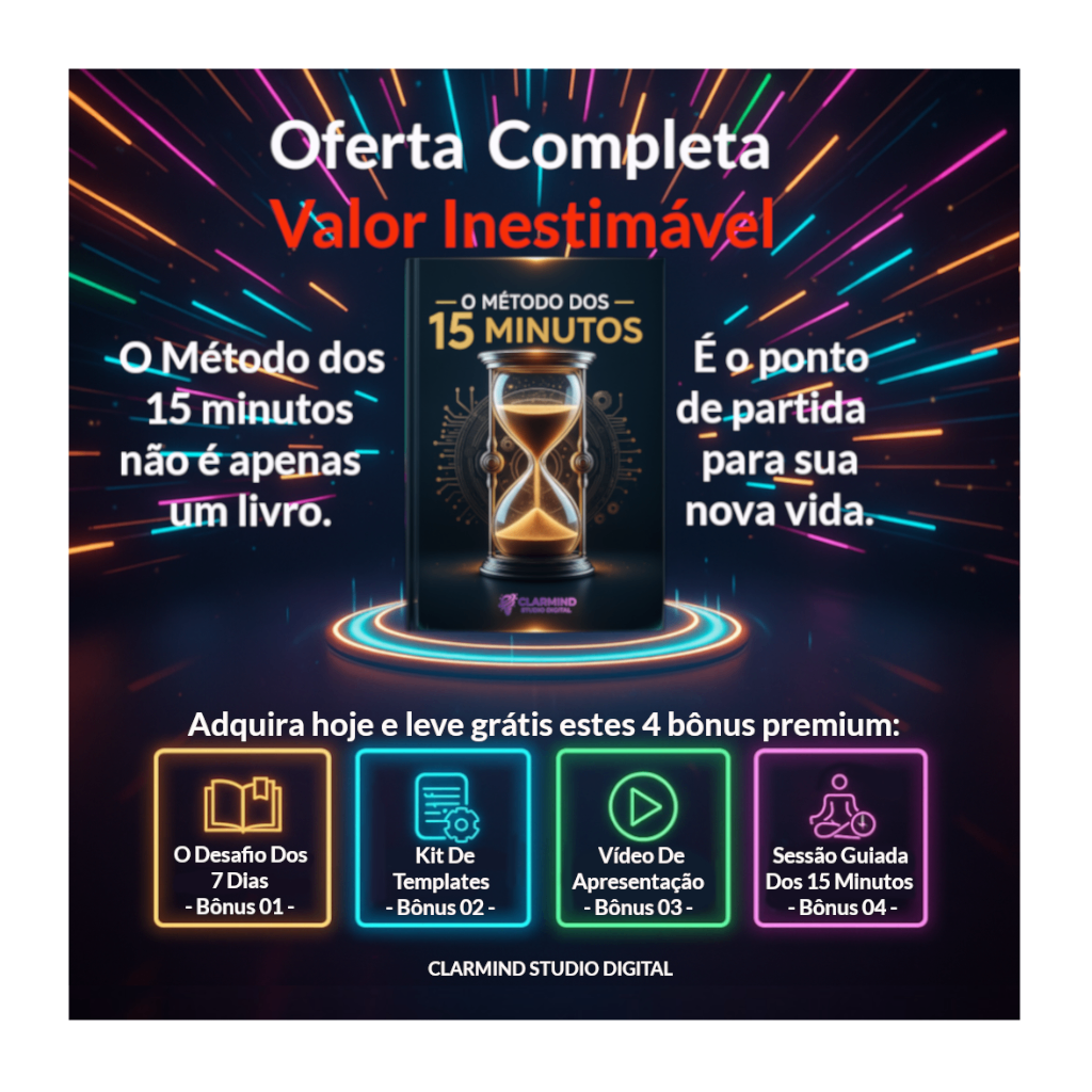 O MÉTODO DOS 15 MINUTOS