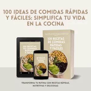 Imagen de portada para Ebook 100 RECETAS  de Comidas Rápidas  y Fáciles