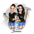 808 Dust Bunnies Cleaning Service School logo