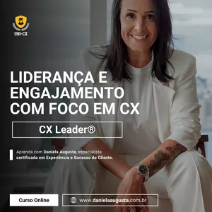 Imagem de capa para o Curso online CX LEADER® | Liderança e Engajamento com Foco em Experiência do Cliente