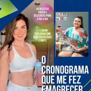 Imagem de capa para o Ebook Cronograma de emagrecimento 