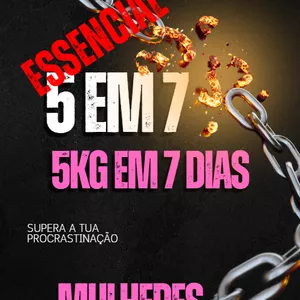 Imagem de capa para o Curso online Fast 5 em 7... A forma mais rápida em perderes até 5kg em 7 dias