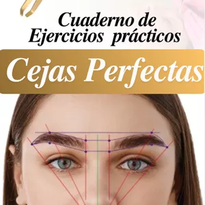 Imagen de portada para Ebook Cuaderno de ejercicios paso a paso para cejas 