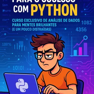 Imagem de capa para o Ebook Ebook - Curso de Python Básico para TDAH