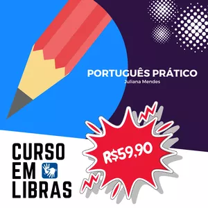 Imagem do curso Português para surdos